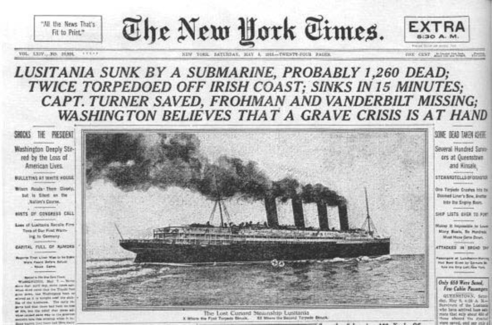 Lusitania - New York Times